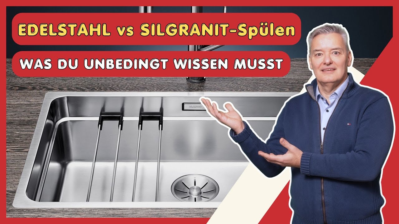 Edelstahl- oder Silgranit-Spülen? | Alles, was du wissen musst!