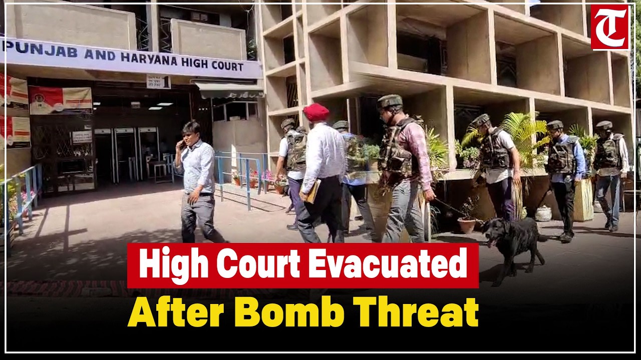 Bomb threat at Punjab & Haryana High Court: Premises evacuated, security alert in Chandigarh