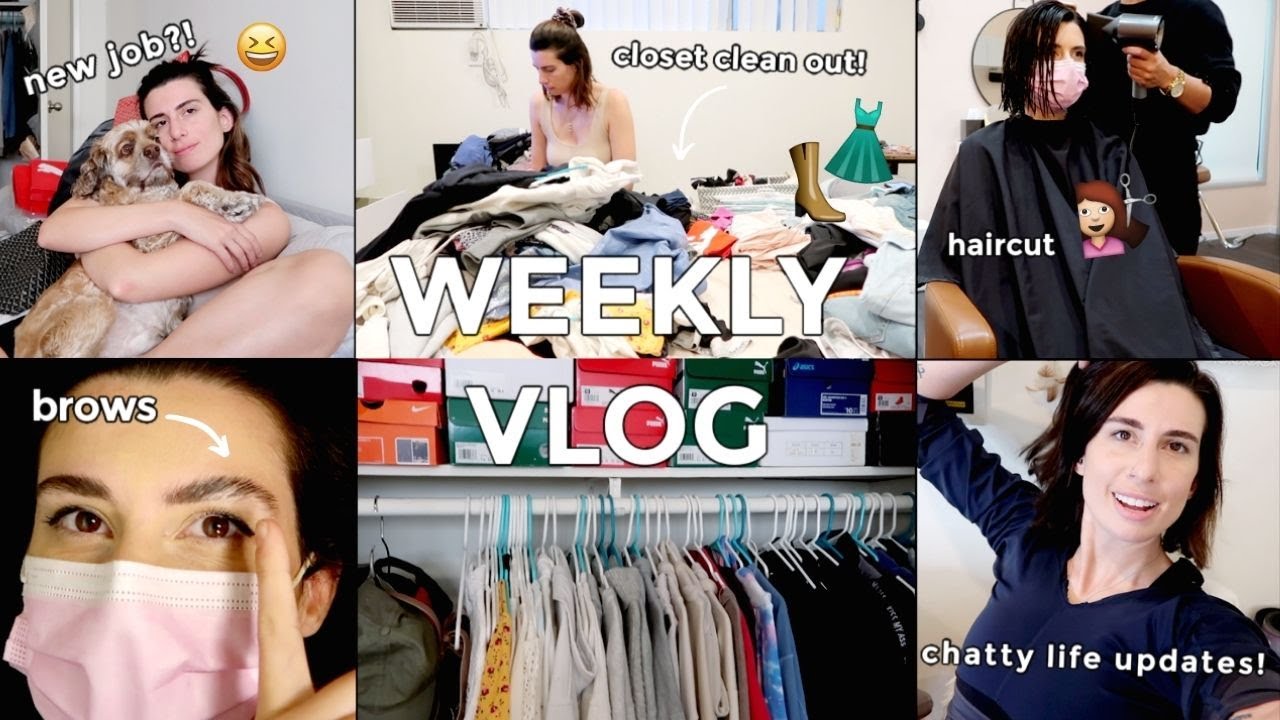 WEEKLY VLOG | MARIE KONDO | NEW JOB?! | CHATTY LIFE UPDATES | HAIRCUT | itsjonmarie