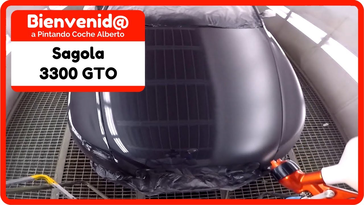 Review de la pistola Sagola 3300 GTO Car Tech 1.3 para aplicar barniz