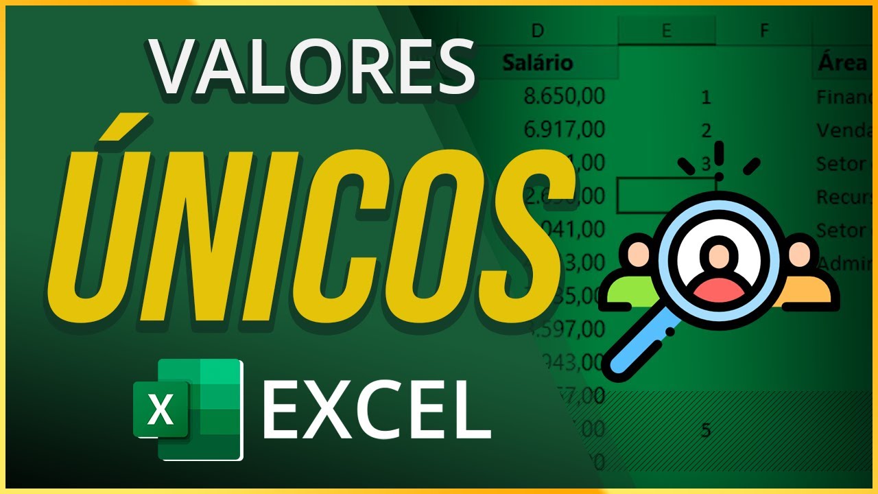Como Obter Valores Únicos no Excel - Aprenda Extrair Valores Exclusivos (Sem Usar a Função Único)