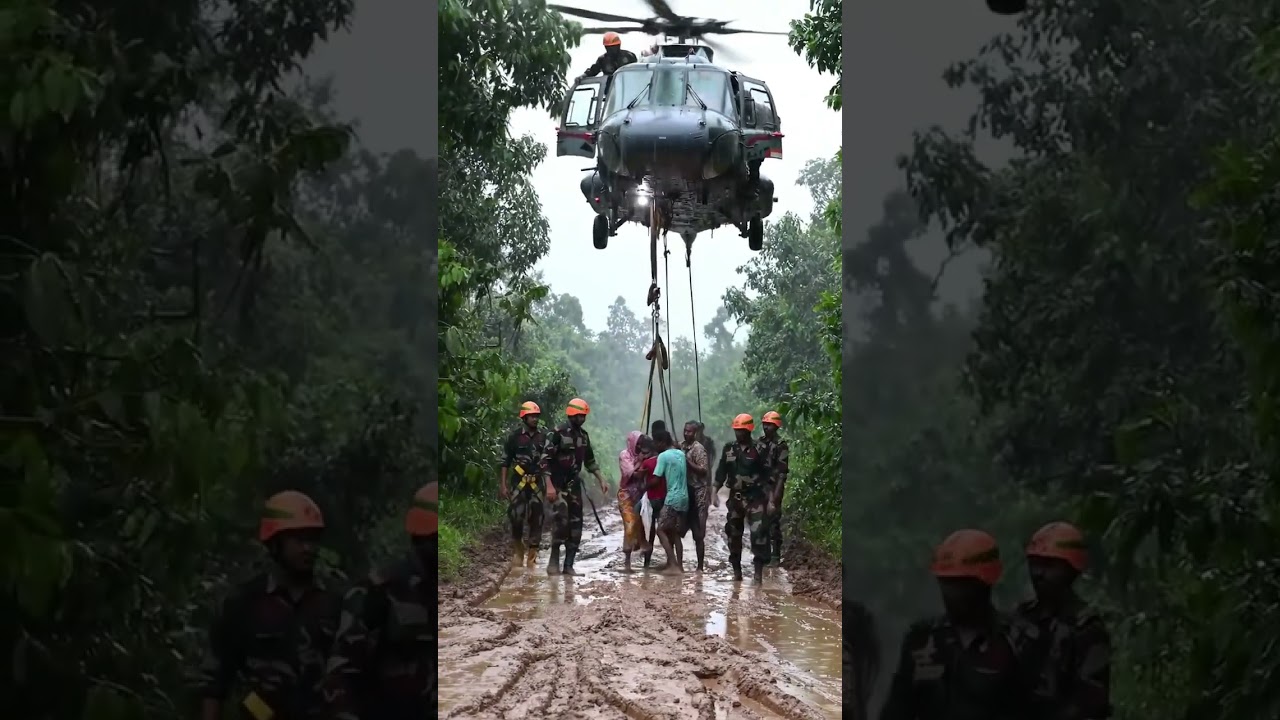 Indian Army Jungle Rescue Operation 🇮🇳🥷#army #indianarmy #viral #status #mountains #shortvideo