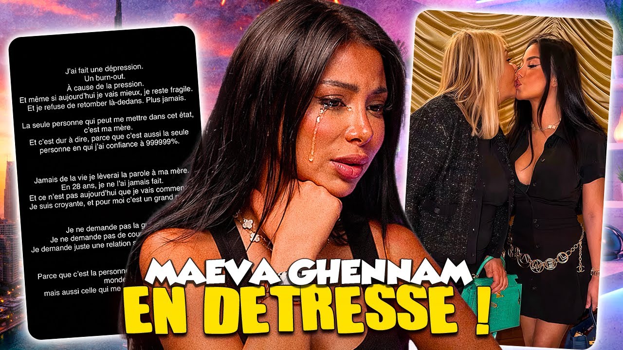 MAEVA GHENNAM EN CONFLIT AVEC SA MÈRE 😨 ELLE SORT DU SILENCE ET FOND EN LARMES