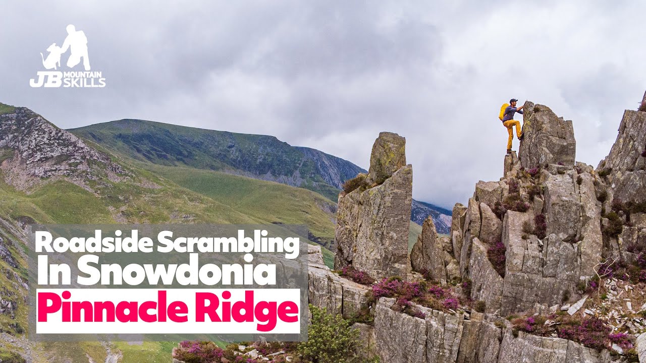 Roadside Scrambling in Snowdonia, Pinnacle Ridge - Grade 2. A great quick hit!