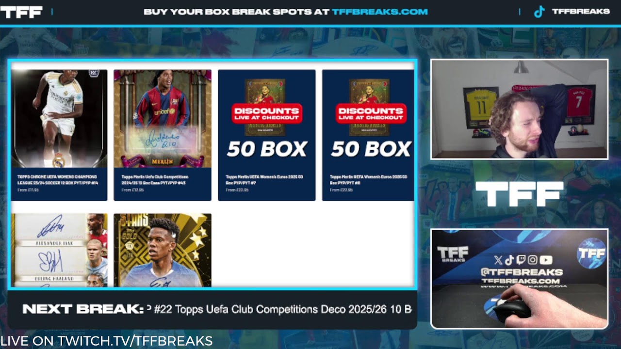 BREAKS ALL NIGHT! WWW.TFFBREAKS.COM