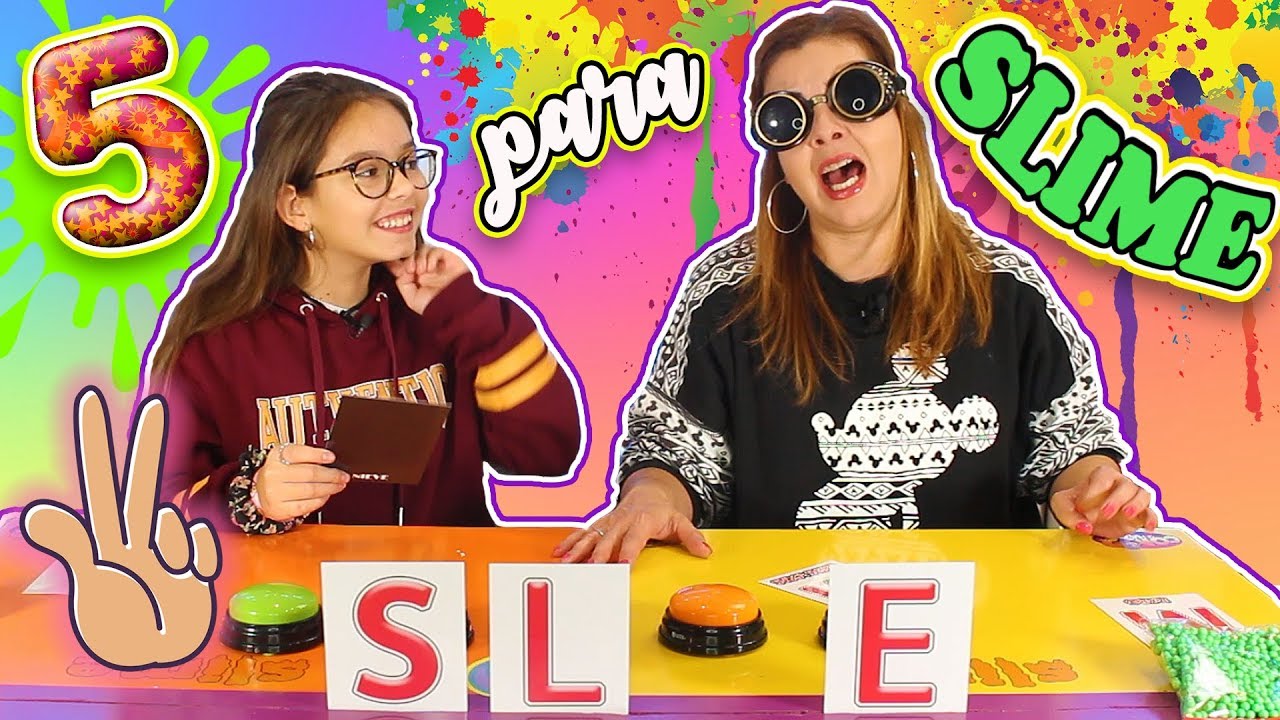 5 para SLIME 3 | Juegos con slime | Slime challenge COMO SE HACE