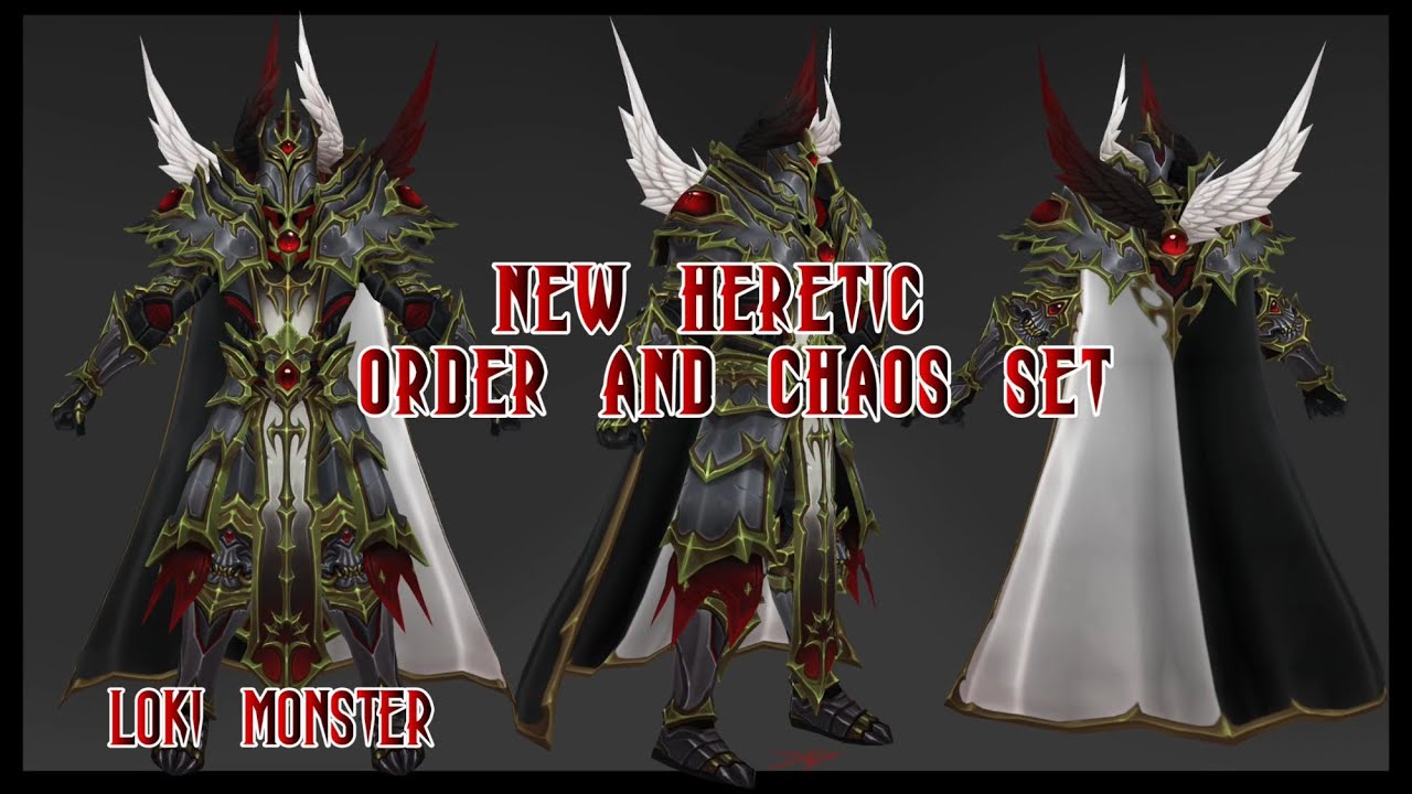New Heretic Order and Chaos Set / How to get New test Intro Rewards!