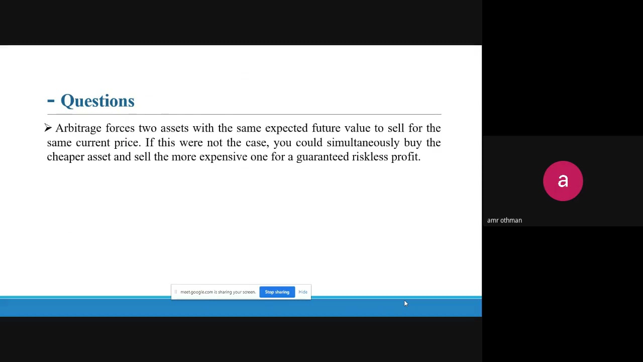 Final Revision - Derivatives and Future Market - amr othman