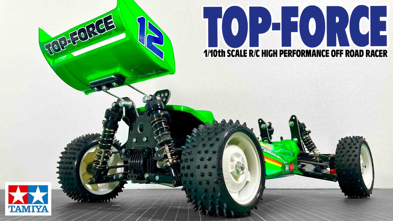 【組み立て】タミヤ トップフォース 史上最強ボディ⁉︎  1/10 SCALE R/C 4WD HIGH PERFORMANCE OFF ROAD RACER TOP-FORCE (2017)