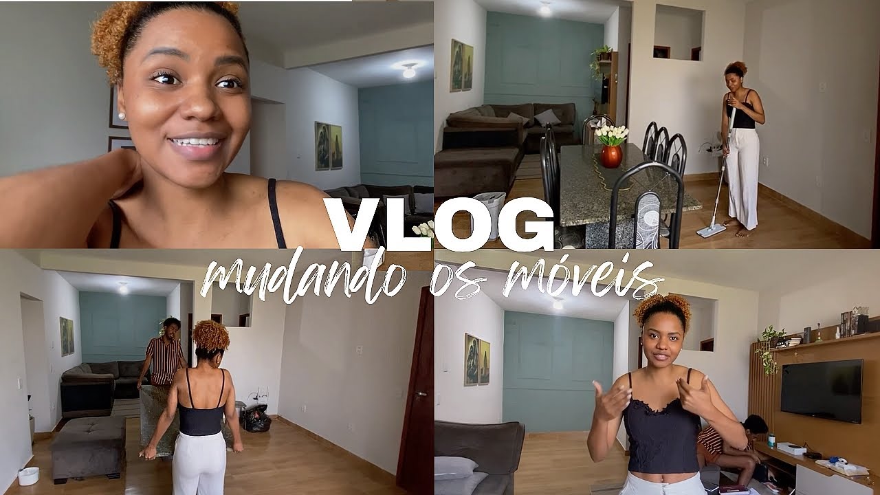 VLOG| Mudando os m&oacute;veis de lugar ✨
