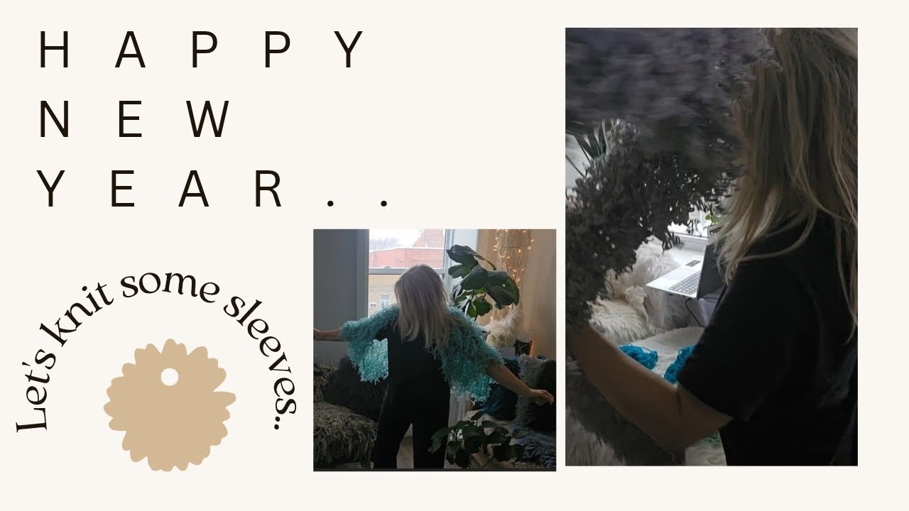 Brand new year. Perfect time to knit sleeves. 