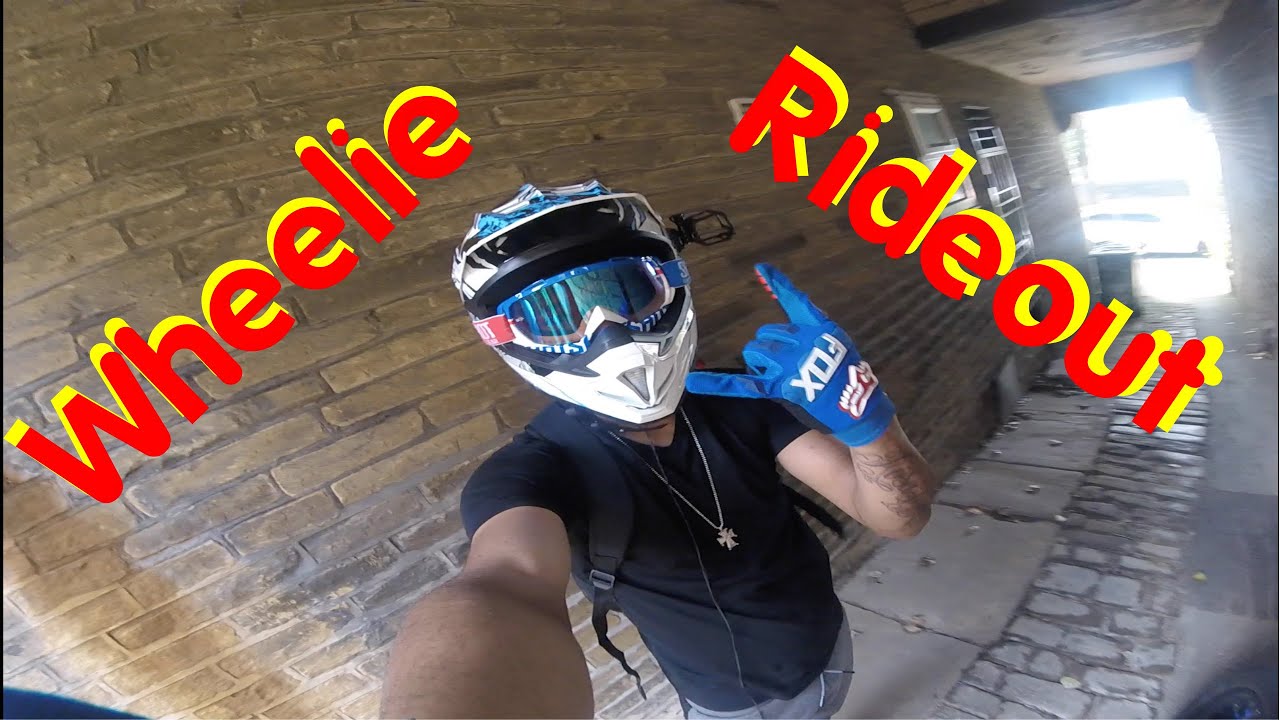 WR125X CUSTOM SUPERMOTO WEIRDO wheelie ride-out !!