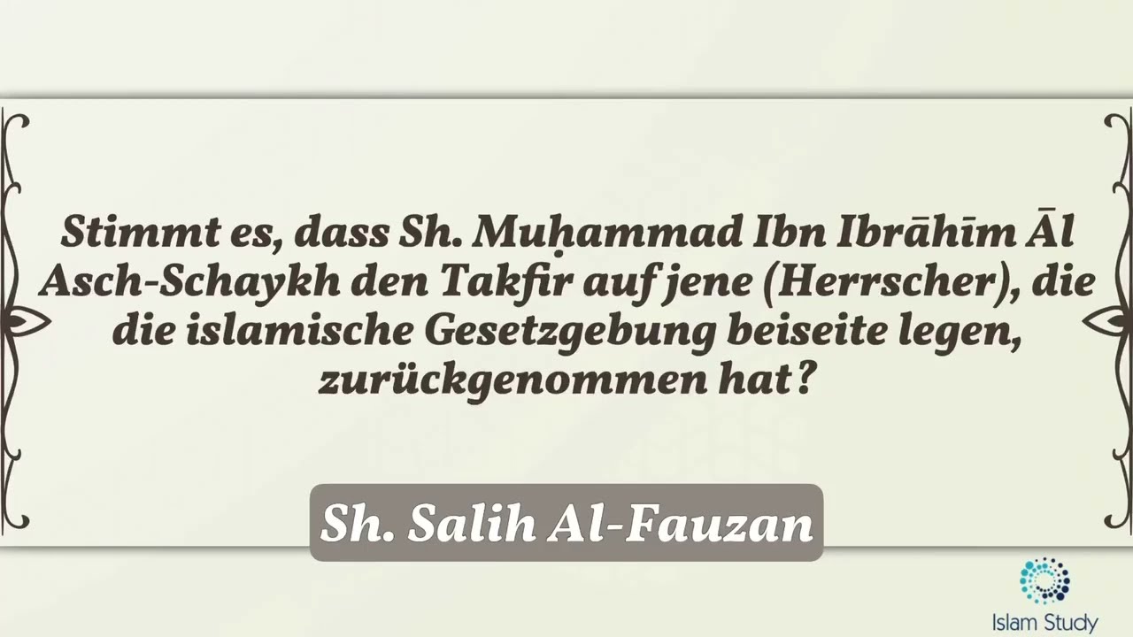 „Taḥkīm Al-Qawānīn“: Hat Sh. Muhammad Ibn Ibrahim seine Fatwa zurückgenommen?