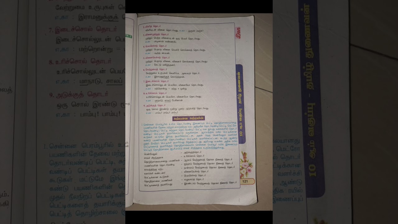 10th tamil iyal - 3 guide lesson-5 guide answer #tamilguide #guide #education #tamil #don #guides