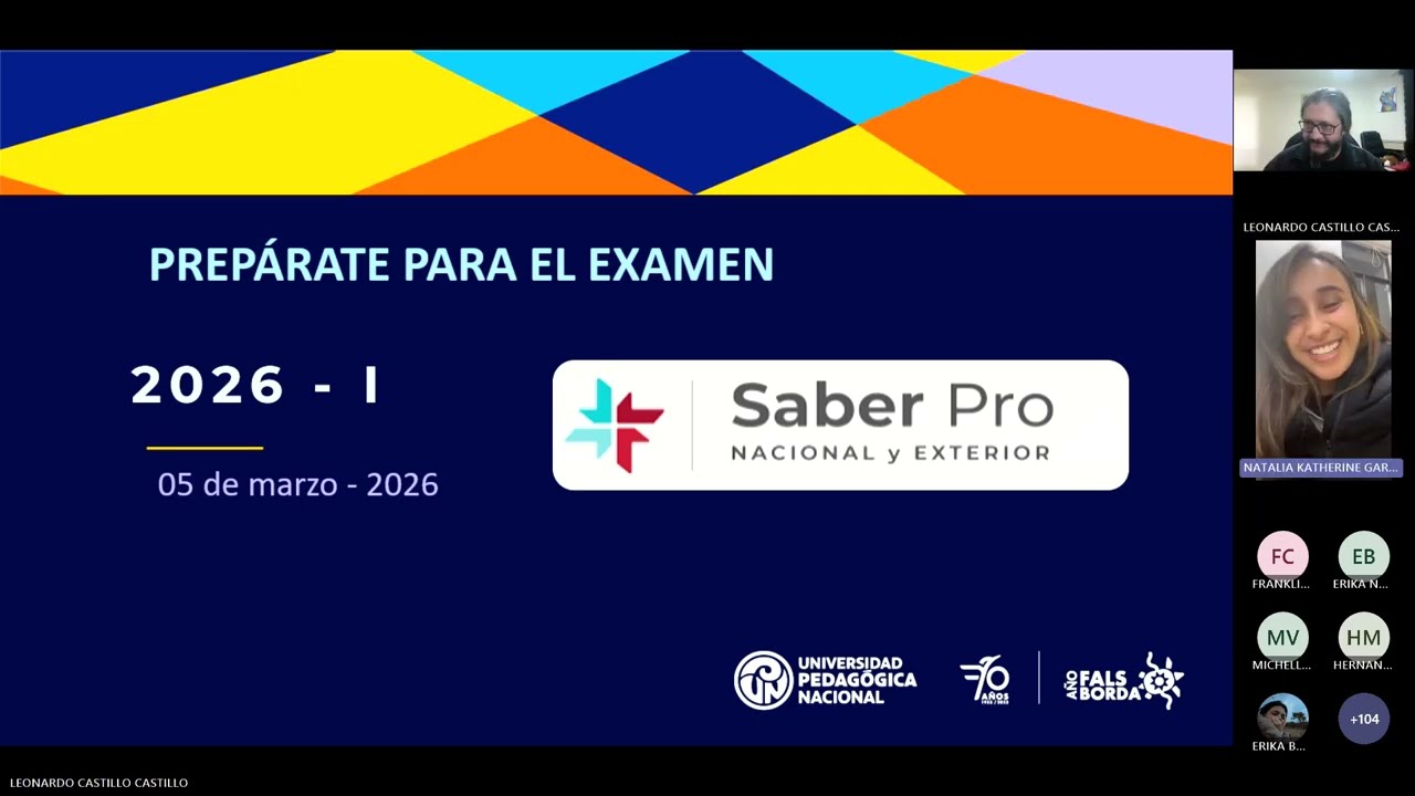 Inducción Proyecto de Apoyo Pruebas Saber 2026 -1