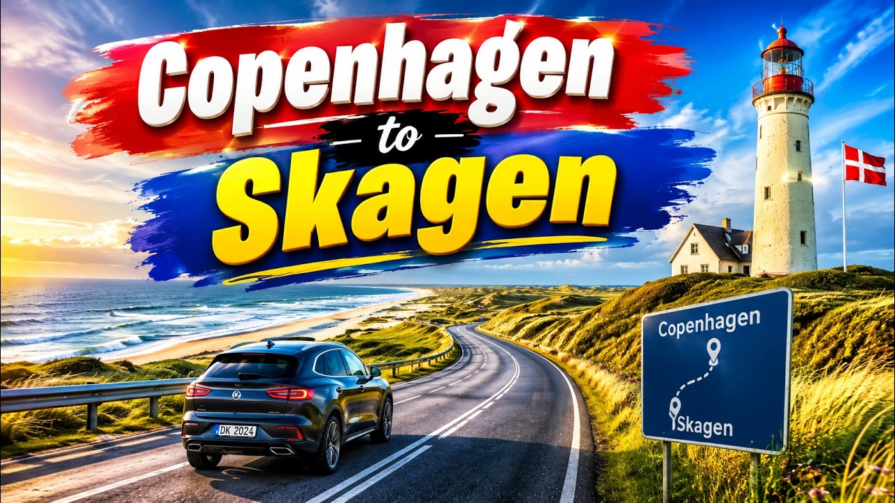 Copenhagen to Skagen Road Trip | Exploring Denmark's Scenic Route