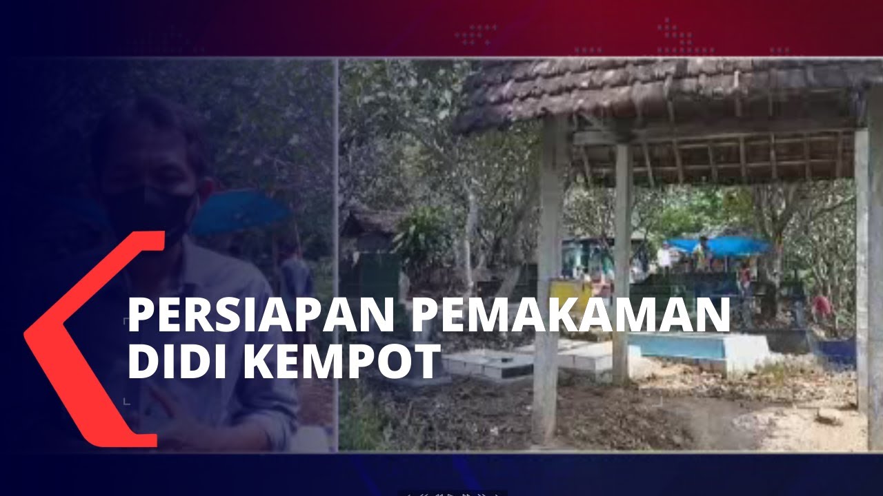 Persiapan Pemakaman Didi Kempot di Ngawi, Jawa Timur