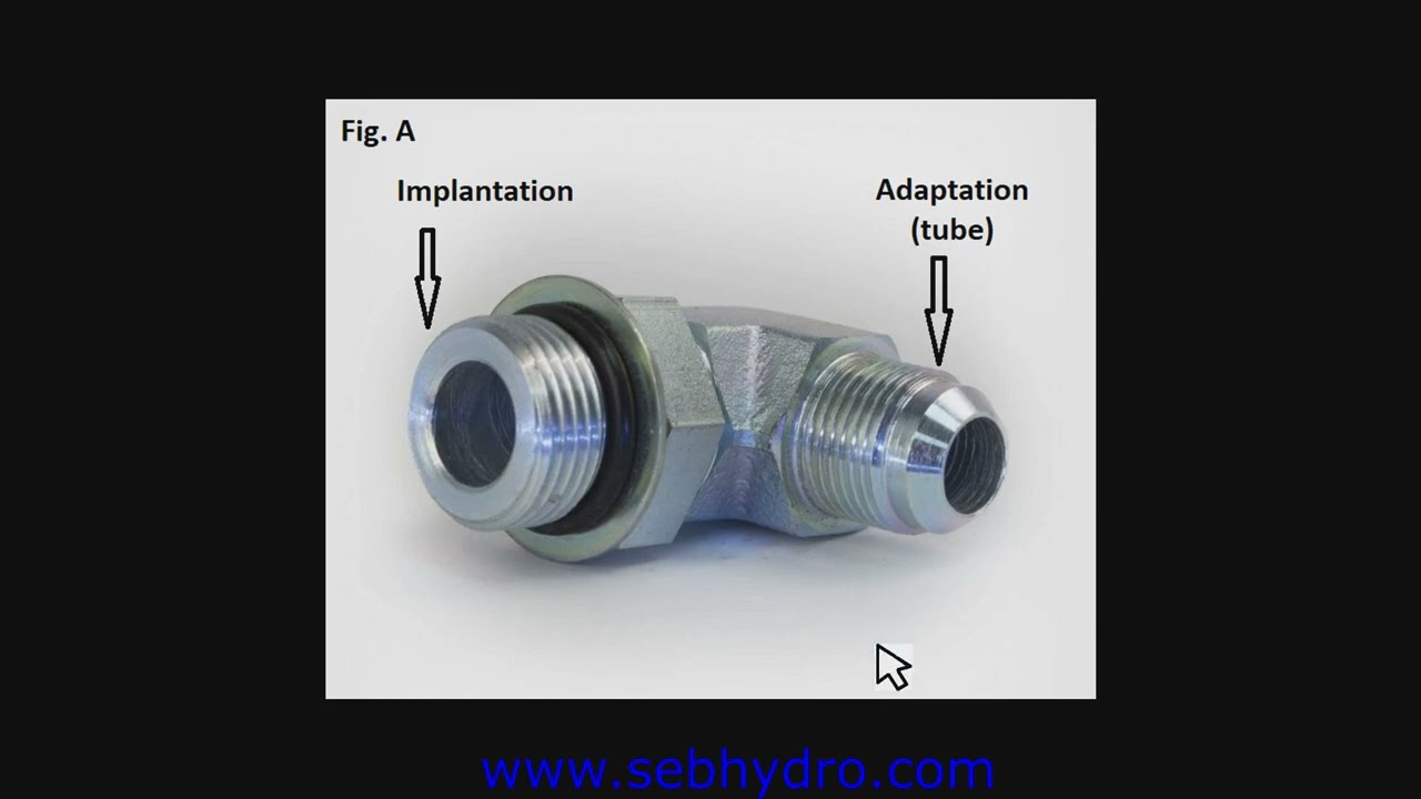 The main hydraulic fittings