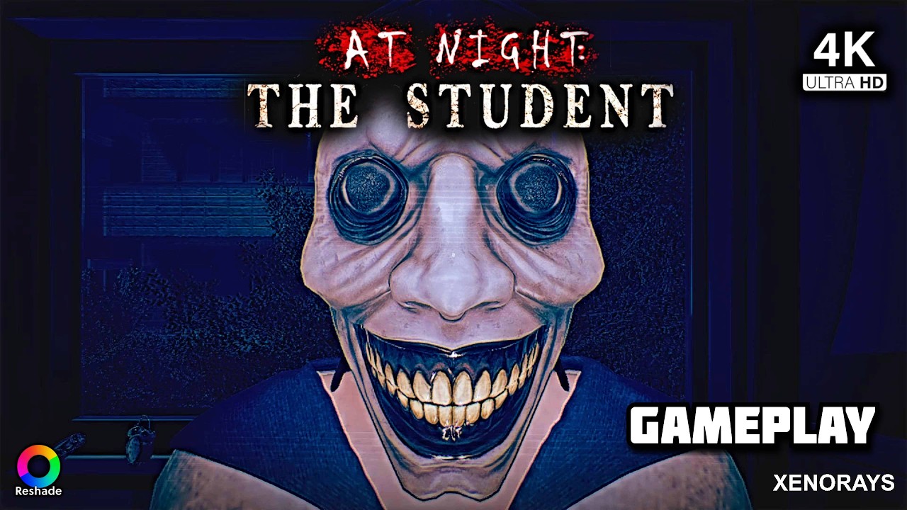 At Night: The Student Full Demo 4K60FPS Gameplay +Reshade
