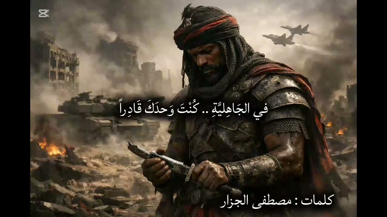 كفكف دموعك وانسحب يا عنترة قصيدة جديدة للشاعر مصطفى الجزار 