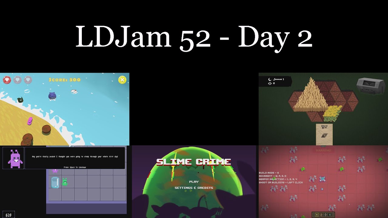 Ludum Dare 52 - Playing games - Day 2