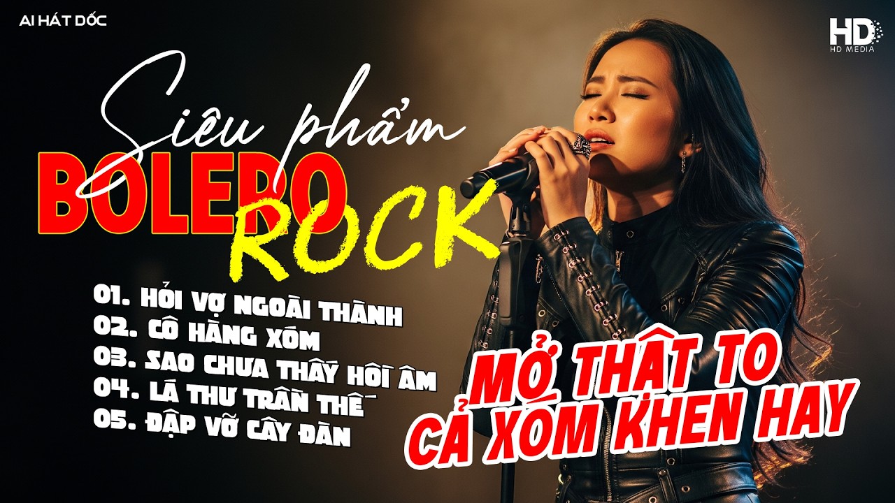 Top 10 Nhạc Bolero Rock AI Cover Hay Nhất - Hỏi Vợ Ngoài Thành Rock | LK Nhạc Bolero Metal Rock