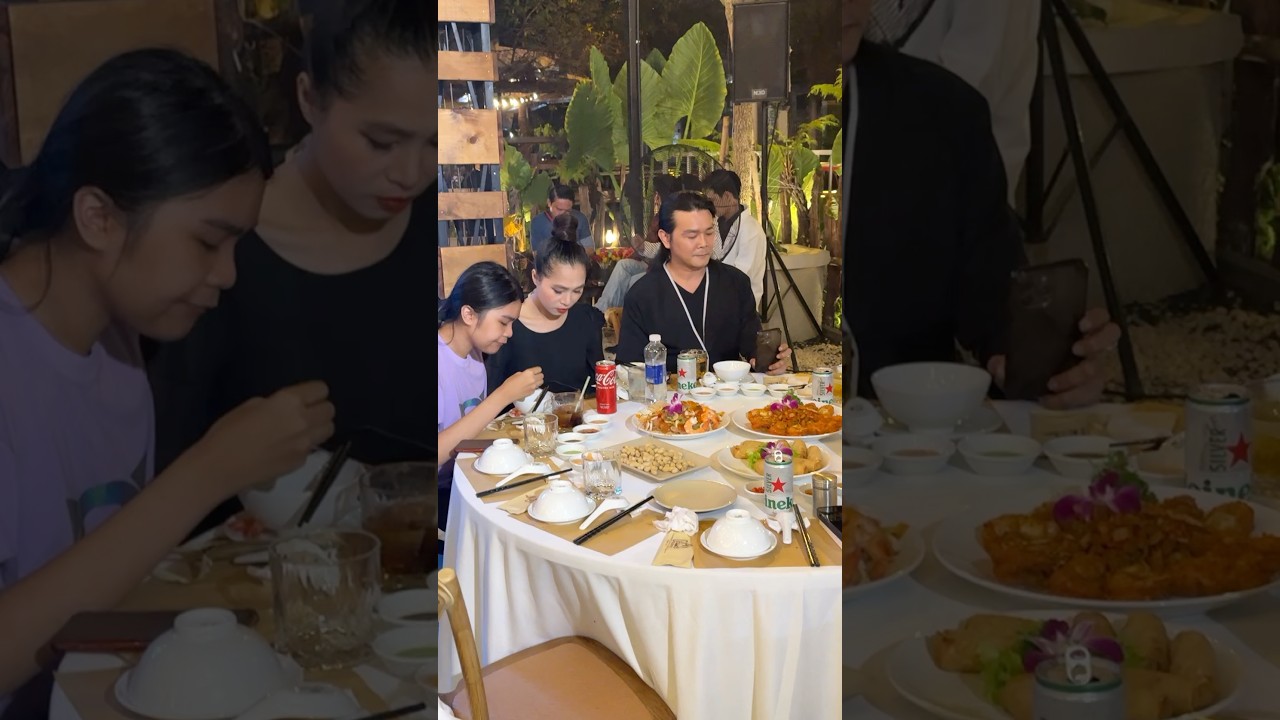 Linh T&yacute; & B&iacute;ch Tr&acirc;m C&ugrave;ng Con G&aacute;i Dự Tiệc Sinh Nhật Tại C&agrave; K&ecirc; Nướng #linhtybichtram