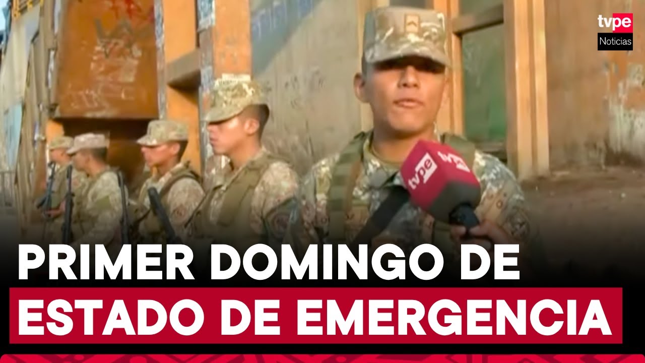 FF. AA. se instalan en Puente Nuevo en primer domingo de estado de emergencia en Lima y Callao