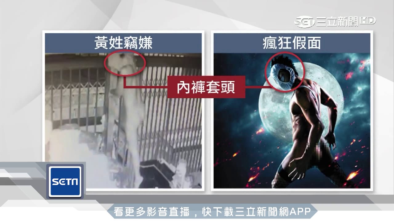 瘋狂假面出沒？裸男「內褲套頭」偷快炒店｜三立新聞台