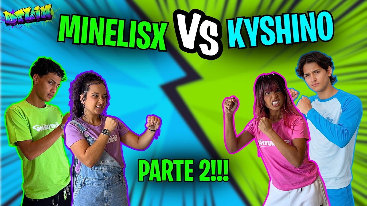 MINELISX vs KYSHINO PARTE 2!!! Kysha tem outro crush?