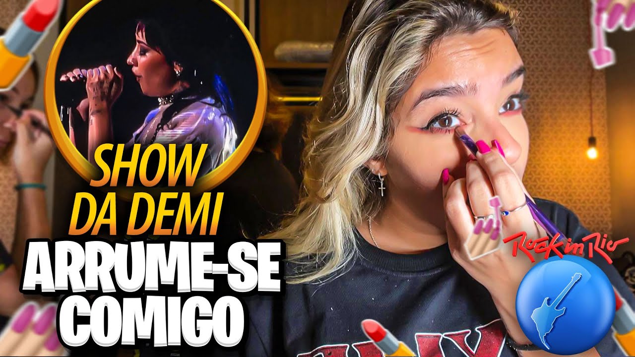 ARRUME-SE COMIGO + VLOG PRO SHOW DA DEMI EM SP