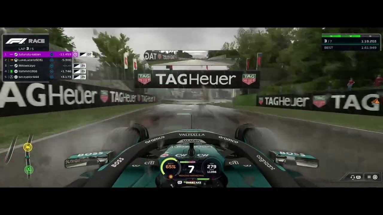 P2 in the Rain vs Brendan Leigh | Imola GP | F1 2025 Multiplayer