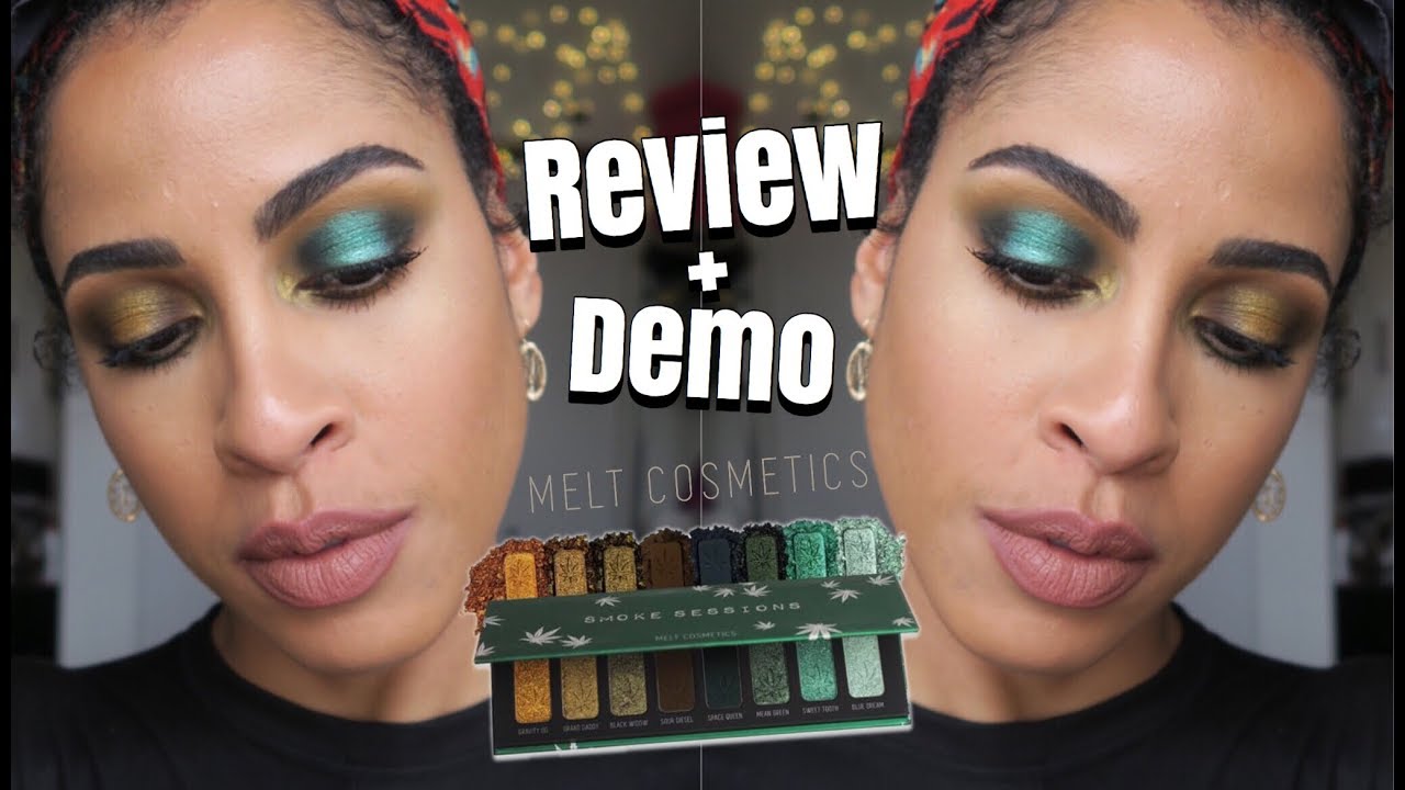 Палитра теней для век Melt Cosmetics Smoke Sessions | Обзор + демонстрация | kinkysweat