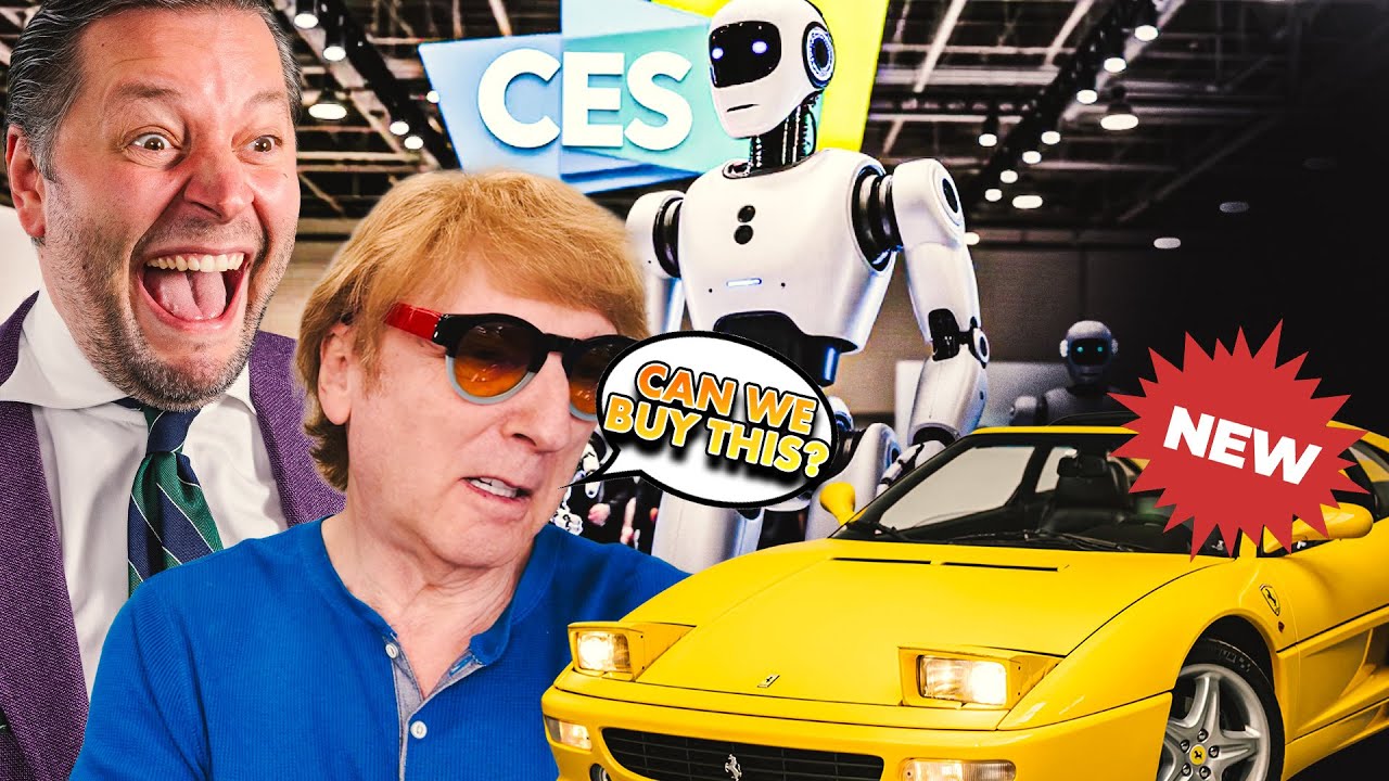 Producer Michael & I visit the CES 2026 and pick up MY NEW FERRARI!