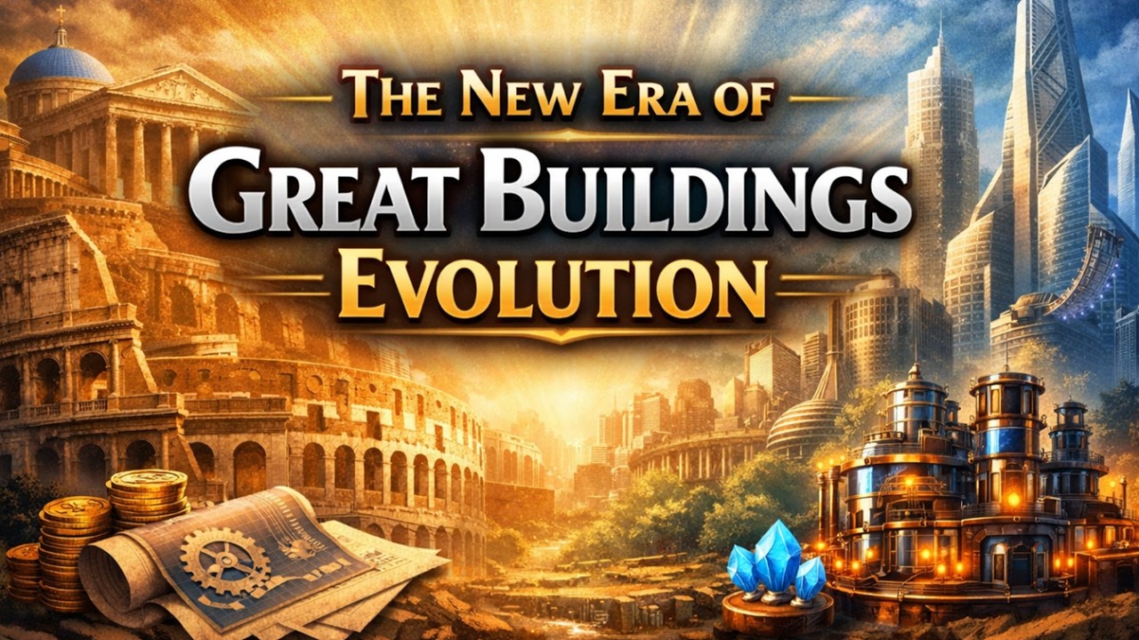 1. Prestige Tiers Update | Forge of Empires - The New Era of Great Buildings Evolution