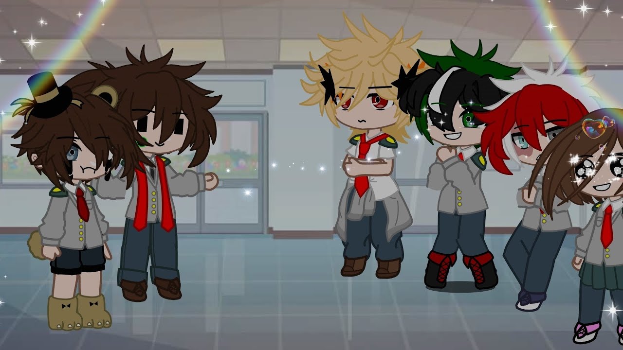 Michael and Evan meet Mha [My Au!]