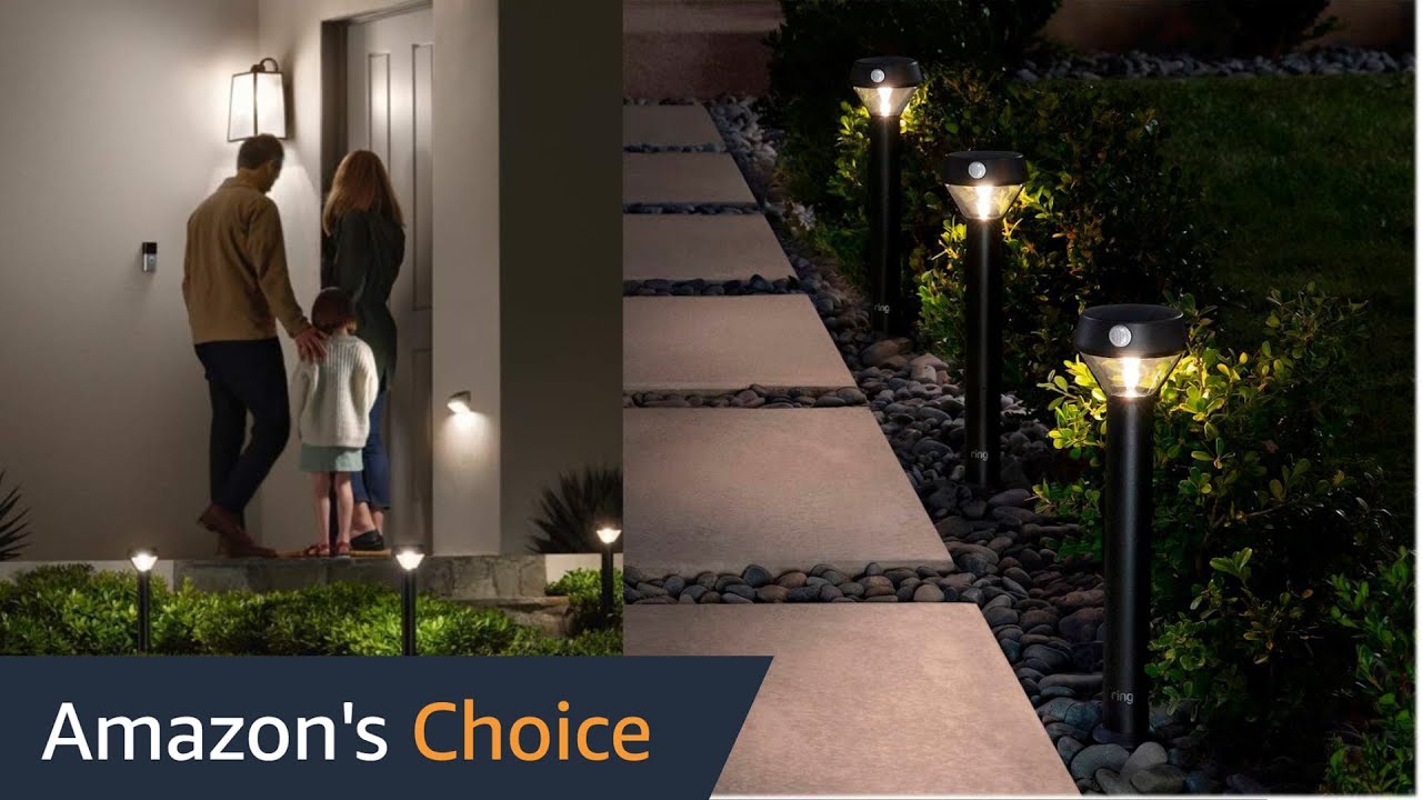 The best SMART LIGHTS for your backyard | Ring Solar Pathlight - Outdoor Motion-Sensor Security