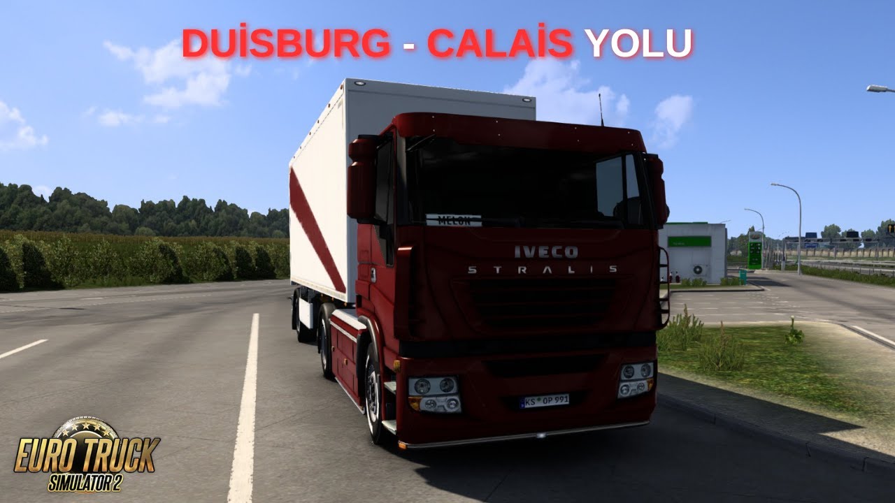 DUİSBURG - CALAİS YOLU | Euro Truck Simulator 2 Multiplayer
