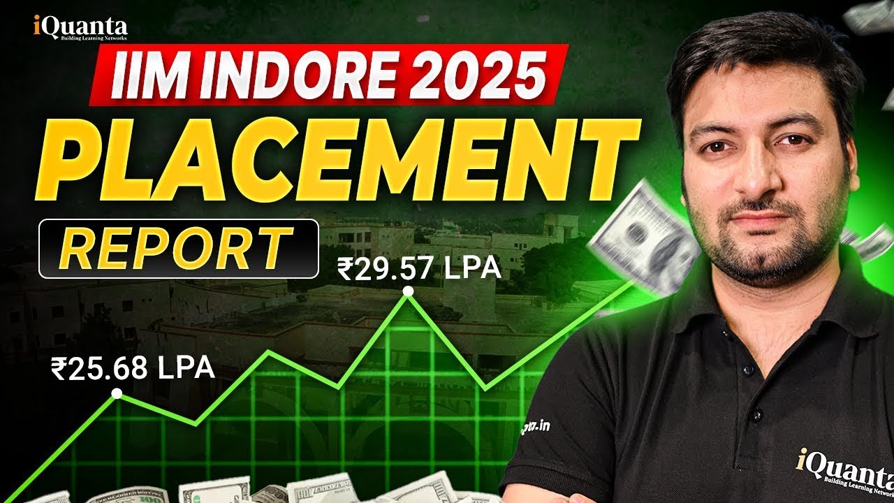 IIM Indore Placements 2025 | Highest ₹70 LPA! | Average Package ?