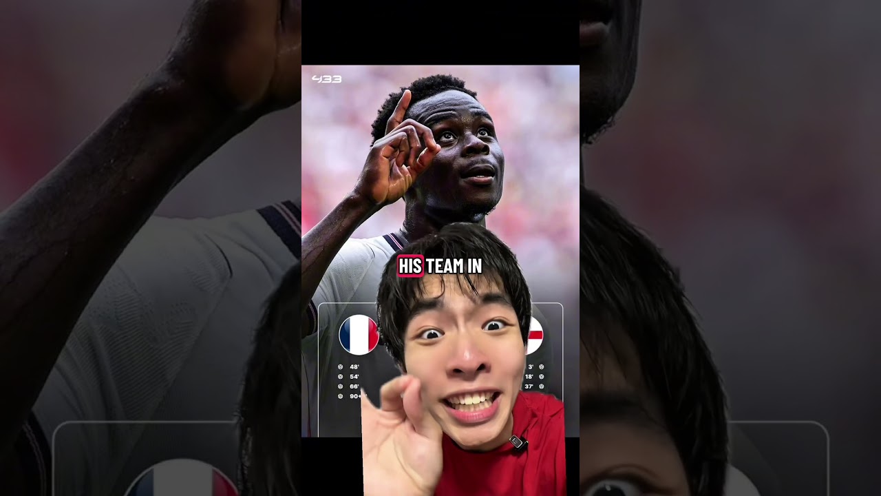 Saka finally ends the Messi debate today. #worldcup #football