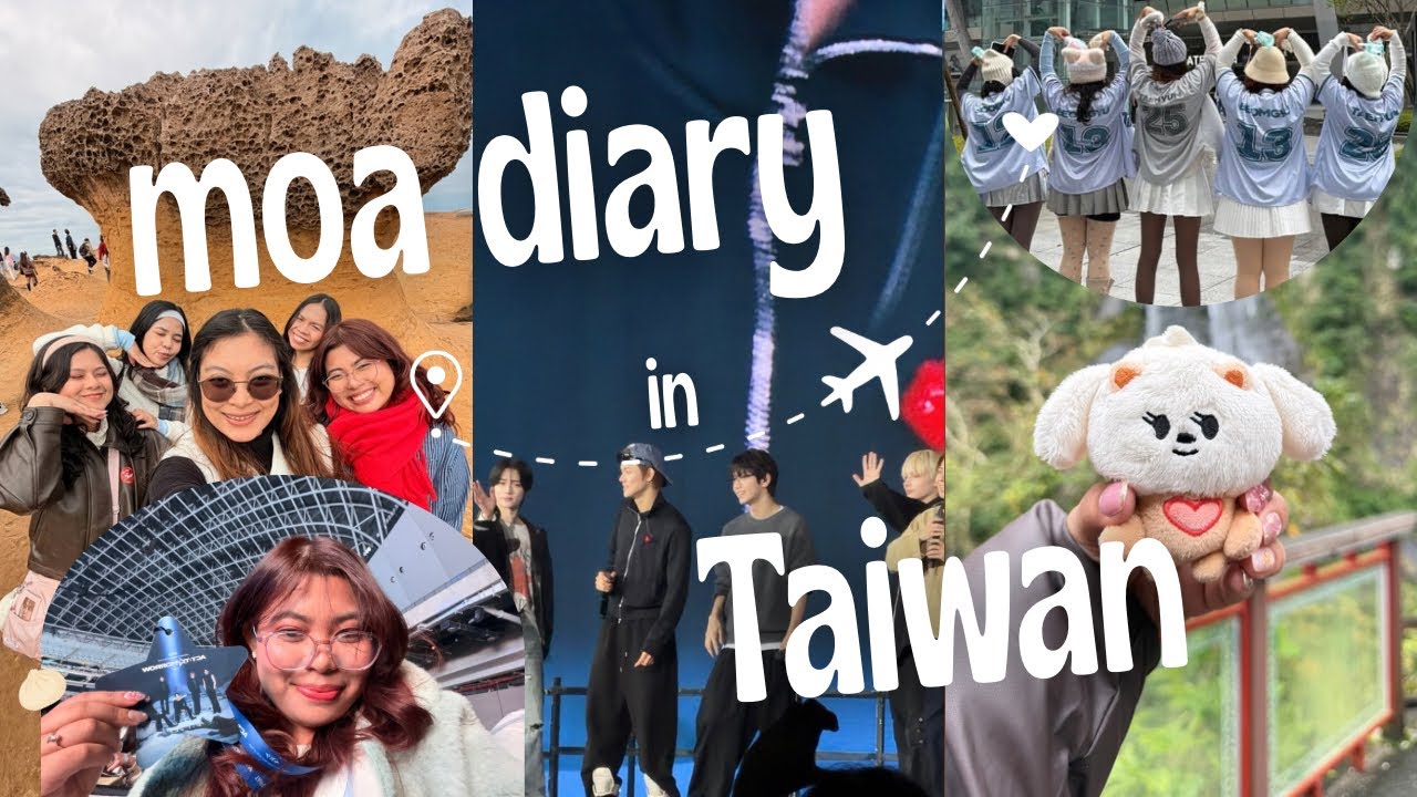 [moa diary] Act: Tomorrow in Taipei D1 & D2 ⭐️ exploring taiwan with moa friends