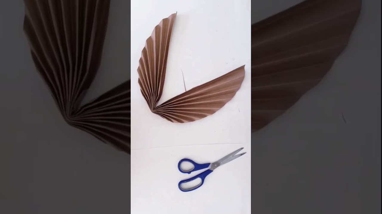 Hoja decorativa con papel craft 😱 #diy  #craft