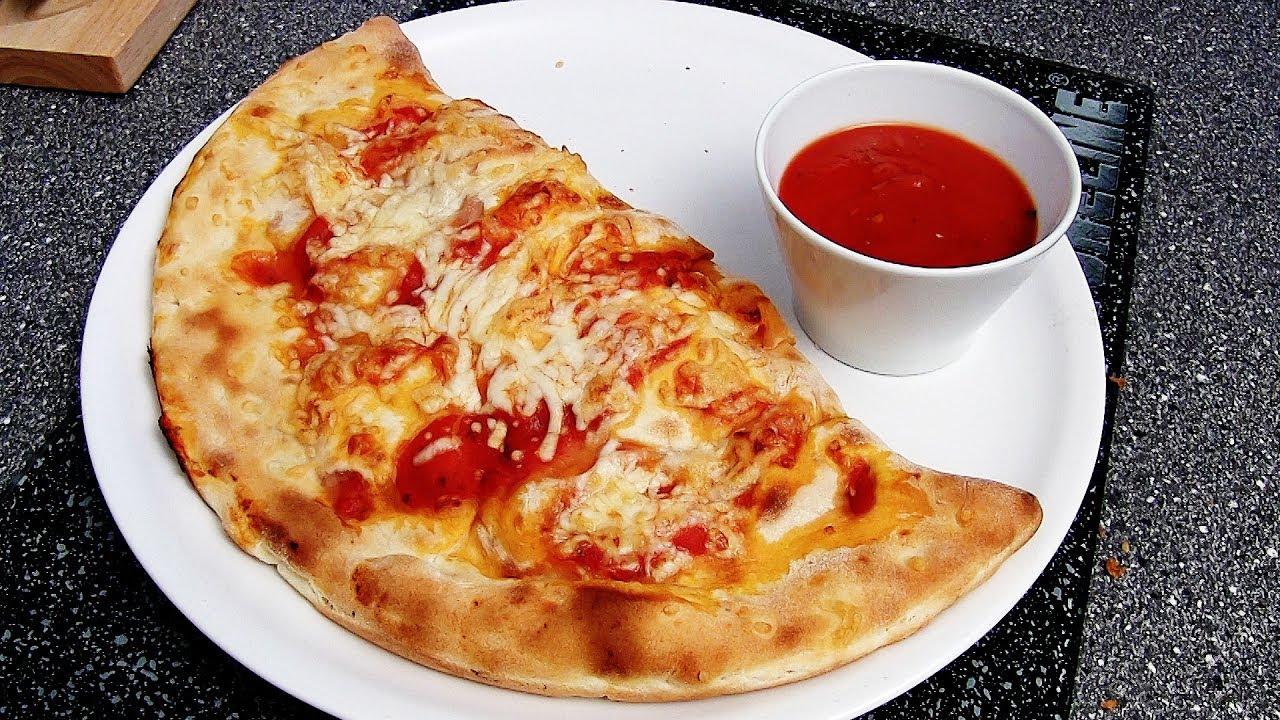 REZEPT: SCHNELLE CALZONE MIT 4 MINUTEN BLITZ PIZZA TEIG - schnell & einfach selber machen!