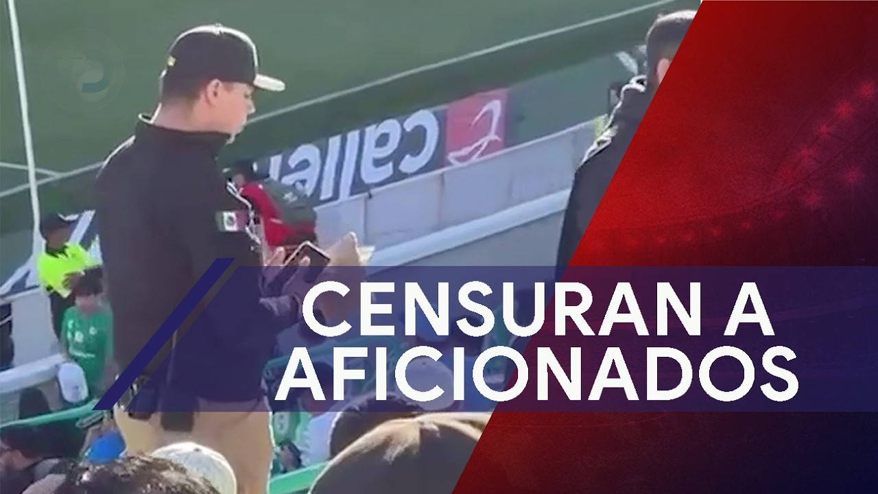 Captan a aficionados censurados en el TSM; los sacaron del estadio