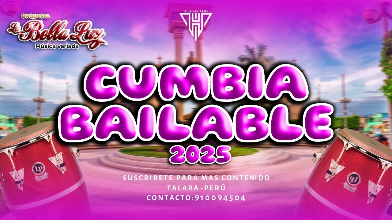 MIX CUMBIA BAILABLE 2025 / MIX LA BELLA LUZ 🍻( Coqueta ,  Senderito De Amor , En Vida & ? más) DJ HV
