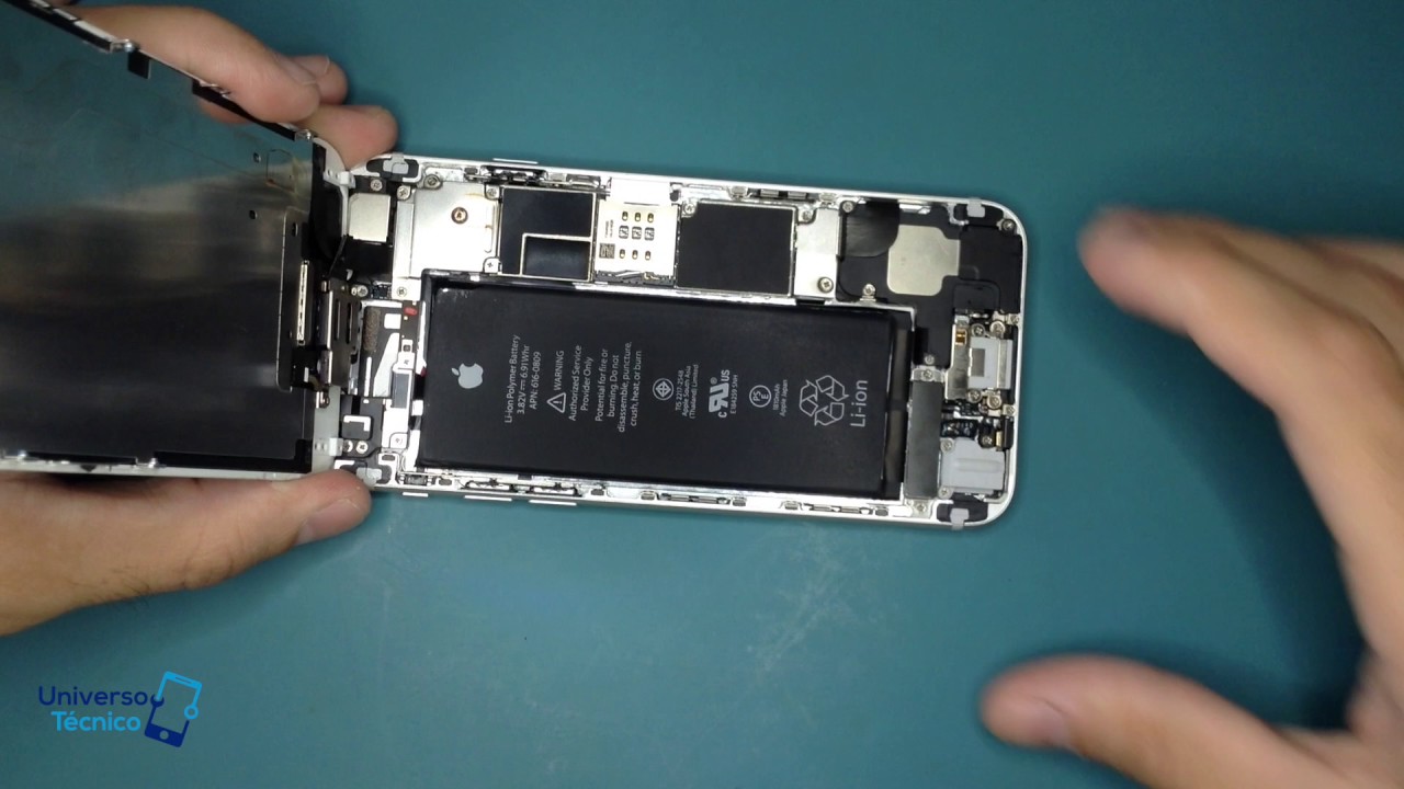 Como abrir e tirar a tela do iPhone 6 e 6S