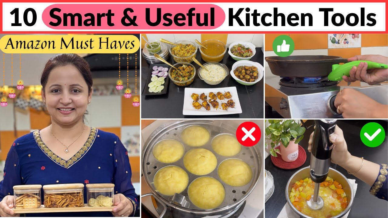 10 Smart Kitchen Tools Jo Har Indian Ghar Mein Hone Chahiye! | Budget Friendly Amazon Finds 2025