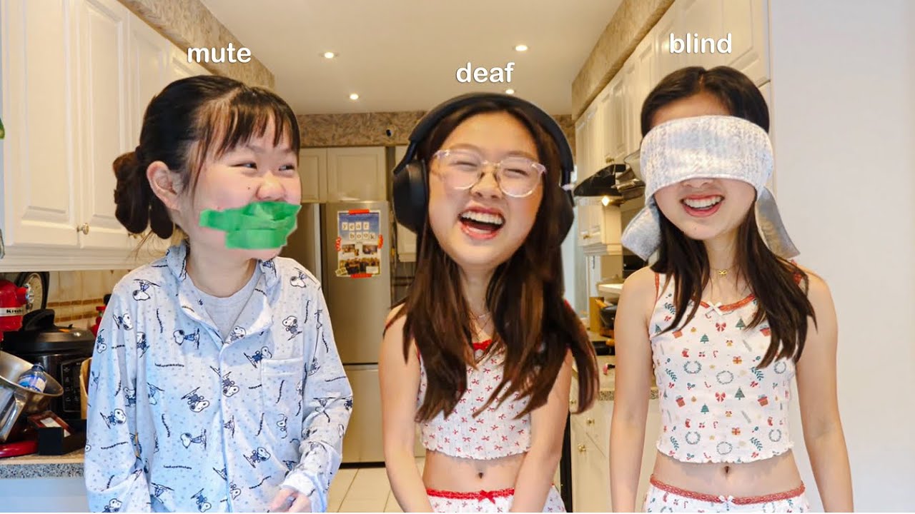 BLIND, DEAF, AND MUTE WITH SIBLINGS 💥😱