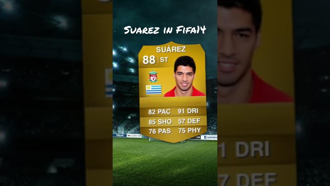 Suarez Fifa evolution 😱#shorts