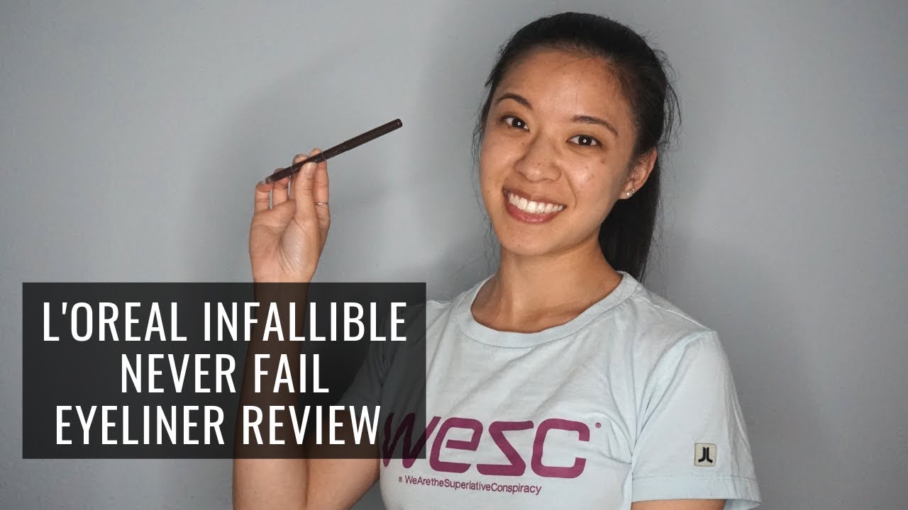 L'OREAL INFALLIBLE EYELINER PENCIL REVIEW